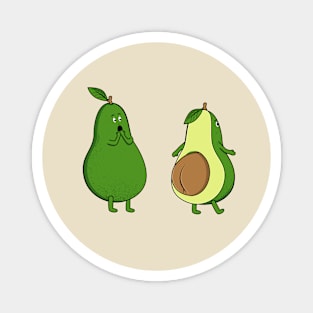 Avocado Butt Exposed Magnet